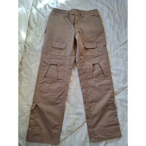 Tactical Pants Size 34x32 Khaki Ripstop Hiking, Hunting, Ect